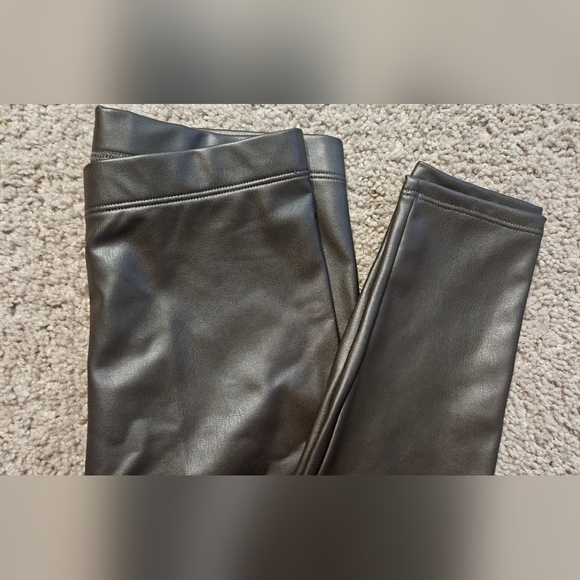 H&M Chocolate Faux Leather Pants - Picture 11 of 12